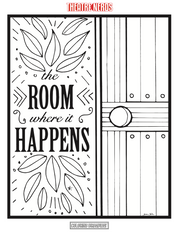 Hamilton Inspired Coloring Pages- Set One