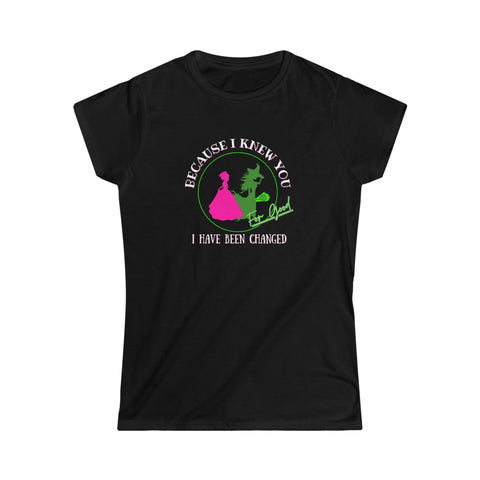 Wicked For Good by Laura Fitted Tee