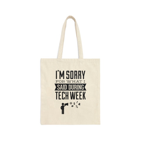 Tech Week Canvas Tote