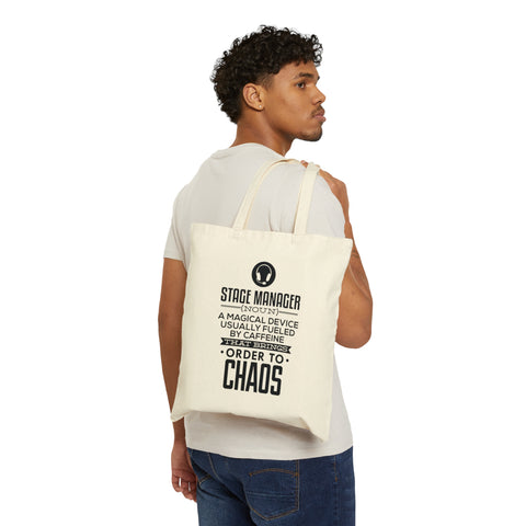 Stage Manager Canvas Tote