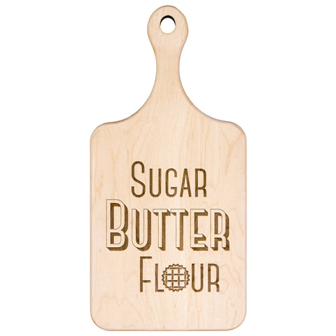 Sugar, Butter, Flour Cutting Board