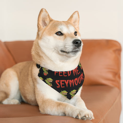 Feed Me, Seymour Pet Bandana Collar