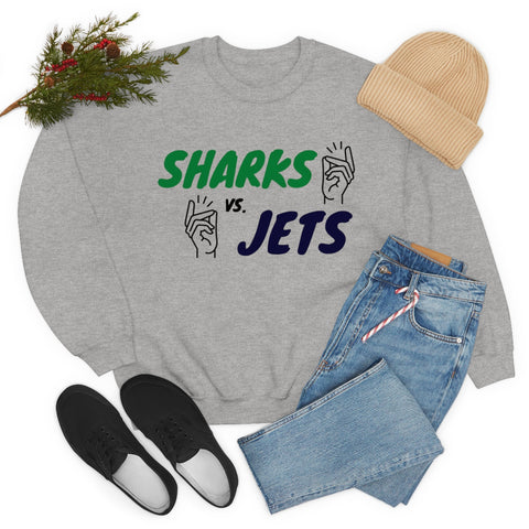 Sharks v Jets Unisex Crewneck