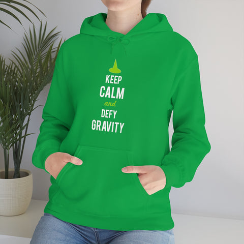 Keep Calm and Defy Gravity Unisex Hoodie