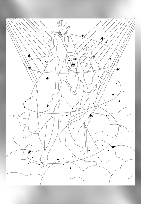 Wicked Themed Coloring Pages