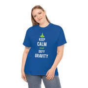 Keep Calm and Defy Gravity Basic Tee