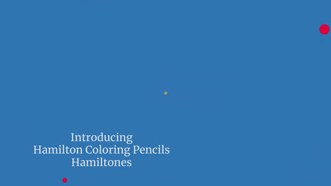 Hamiltones Hamilton Broadway Musical Themed Coloring Crayons Set