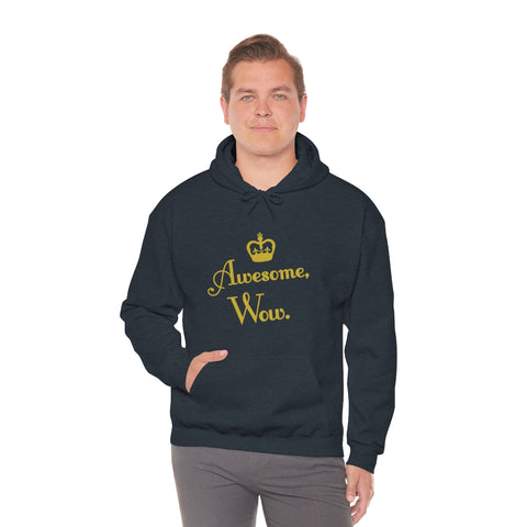 Awesome, Wow Unisex Hoodie