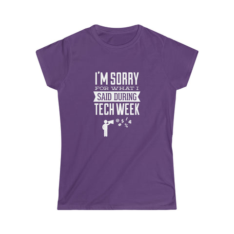Tech Week Fitted Tee