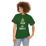 Keep Calm and Defy Gravity Basic Tee