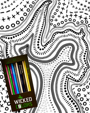 Wicked Colors Pages and Pencils Bundle